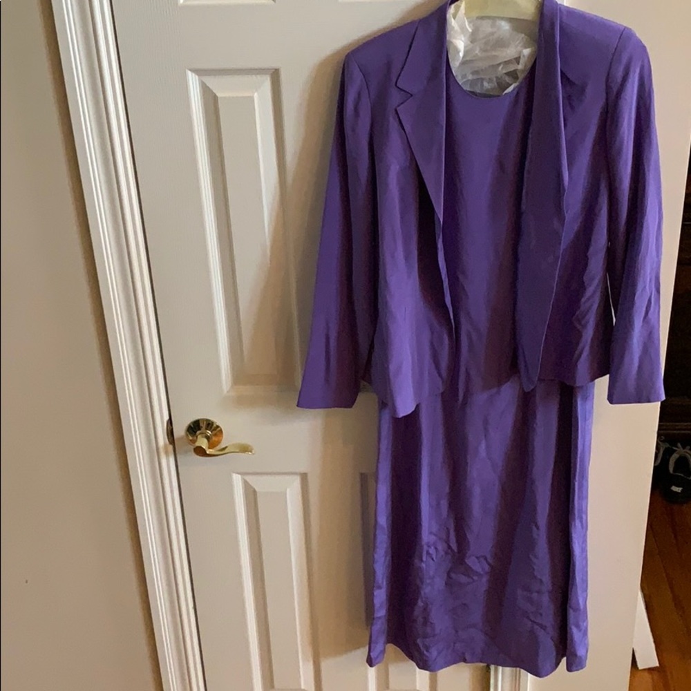 Silk dress and jacket
